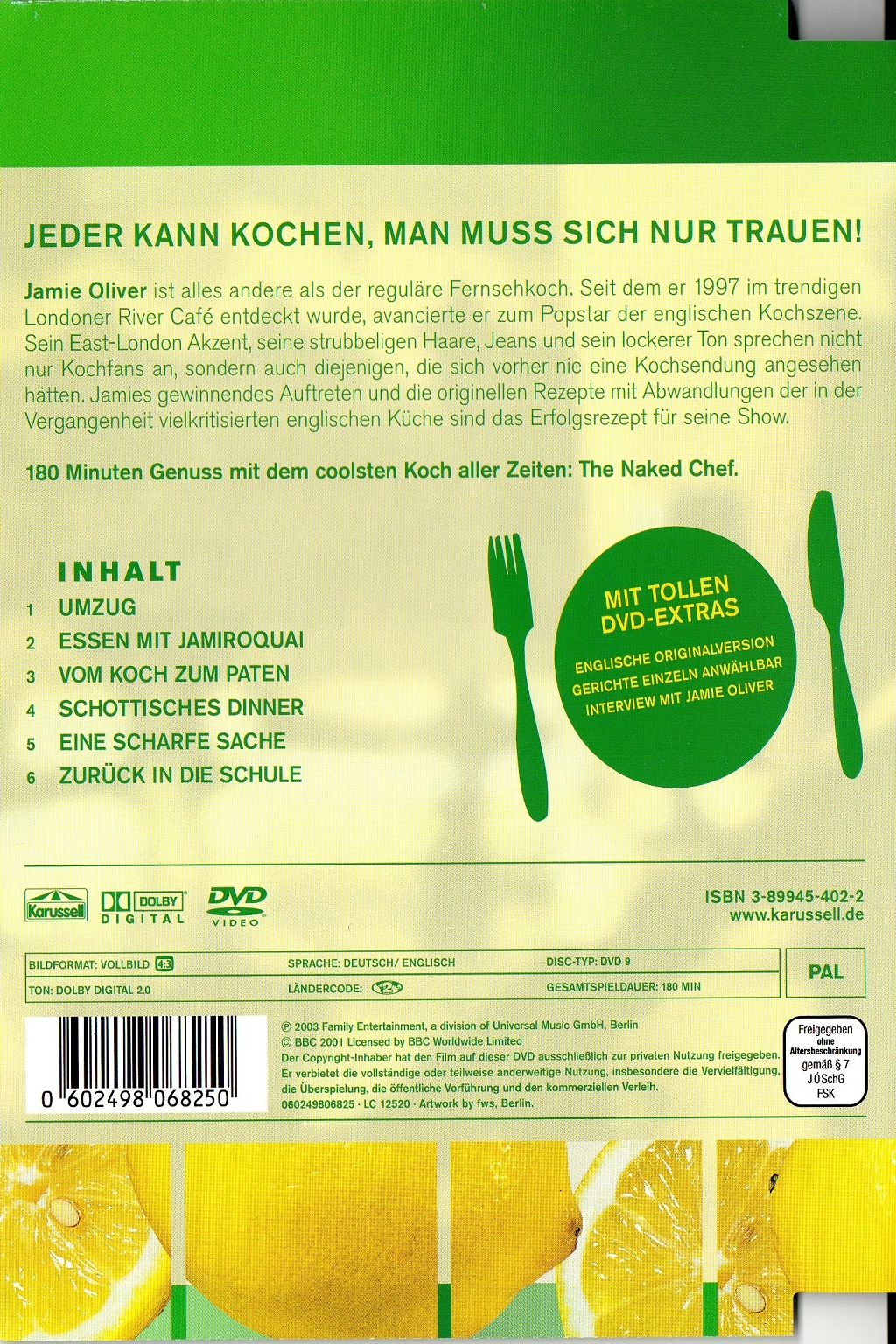 OFDb The Naked Chef 1999 DVD Karussell Jamie Oliver The Naked