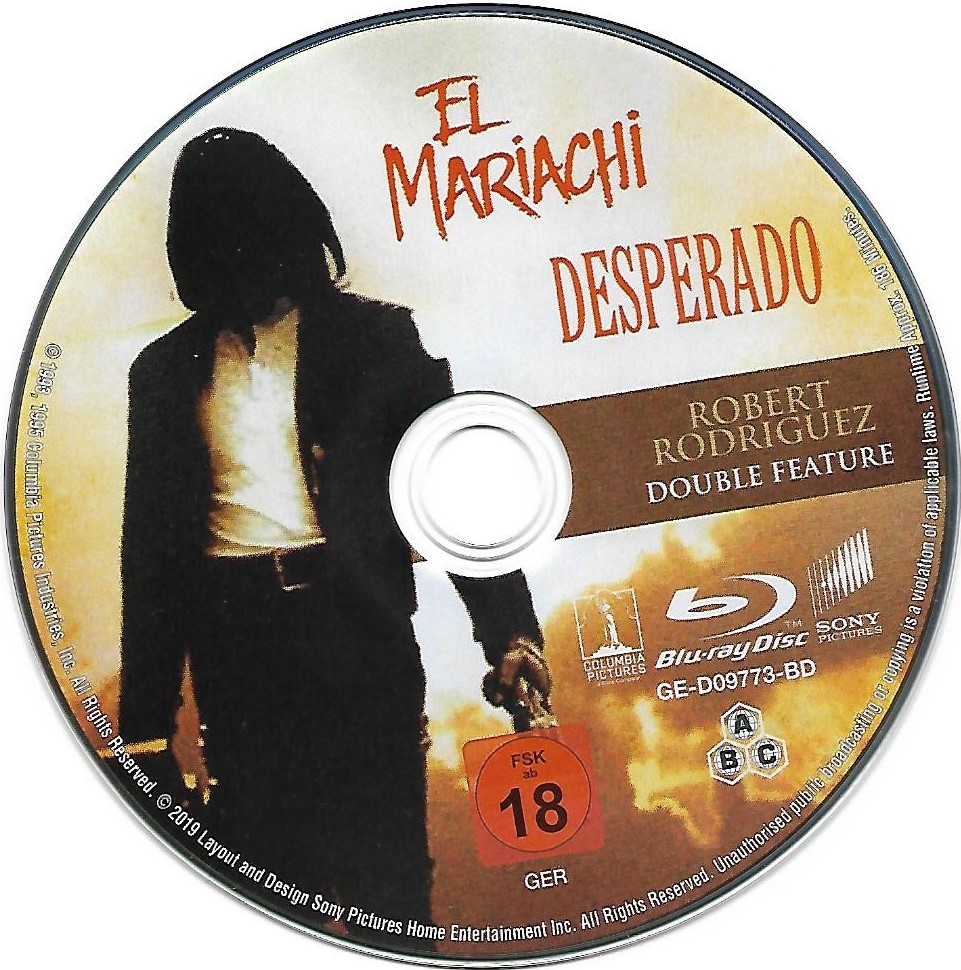 OFDb Desperado 1995 Blu Ray Disc Sony El Mariachi Trilogie