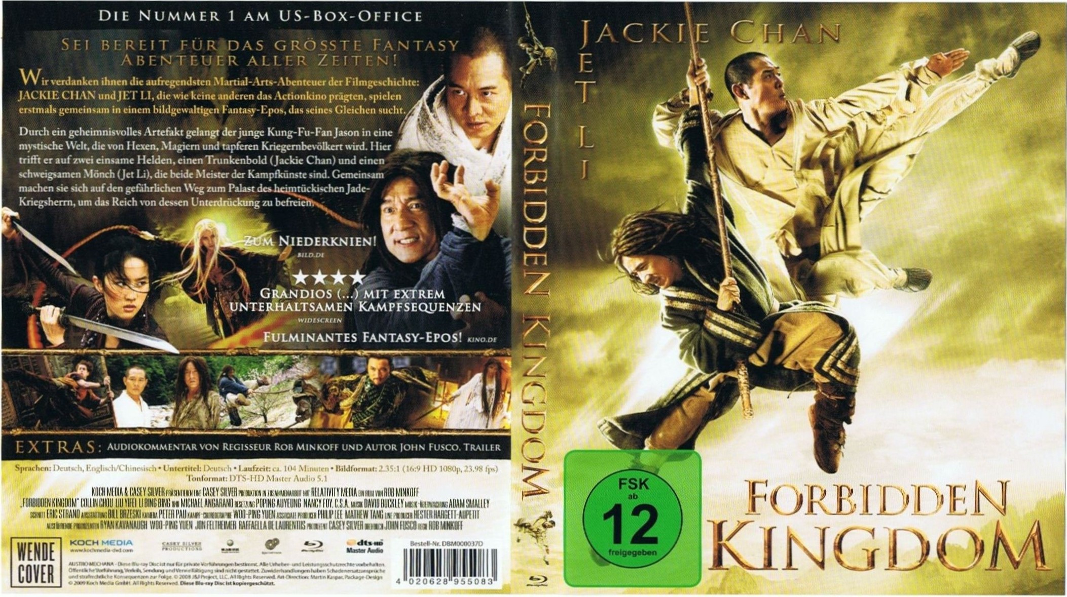 OFDb - Forbidden Kingdom (2008) - Blu-ray Disc: Koch Media