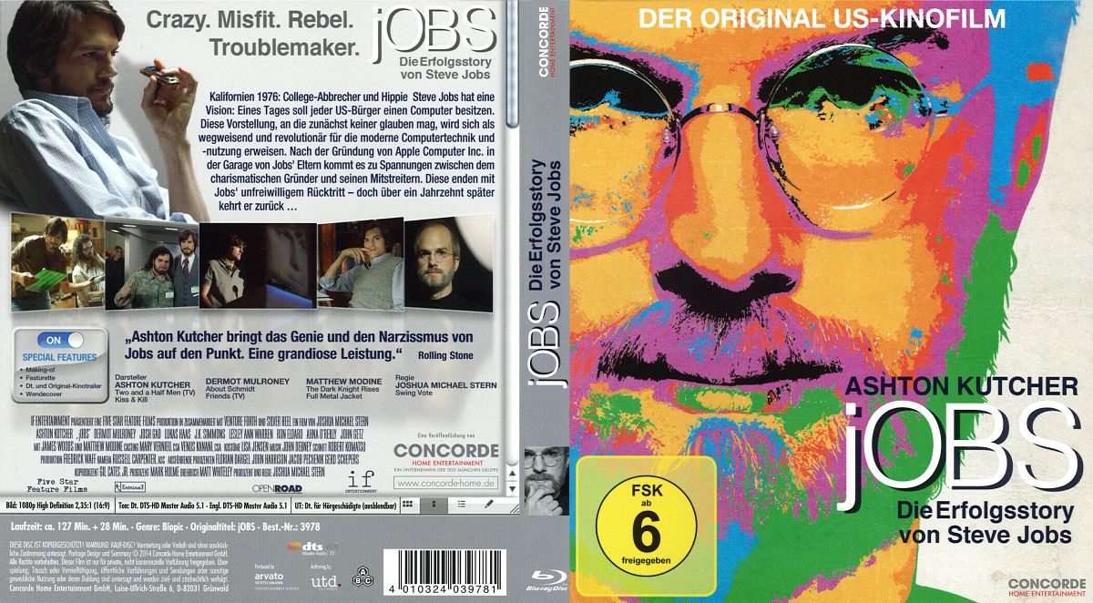 Ofdb Jobs Die Erfolgsstory Von Steve Jobs 2013 Blu Ray Disc Concorde 
