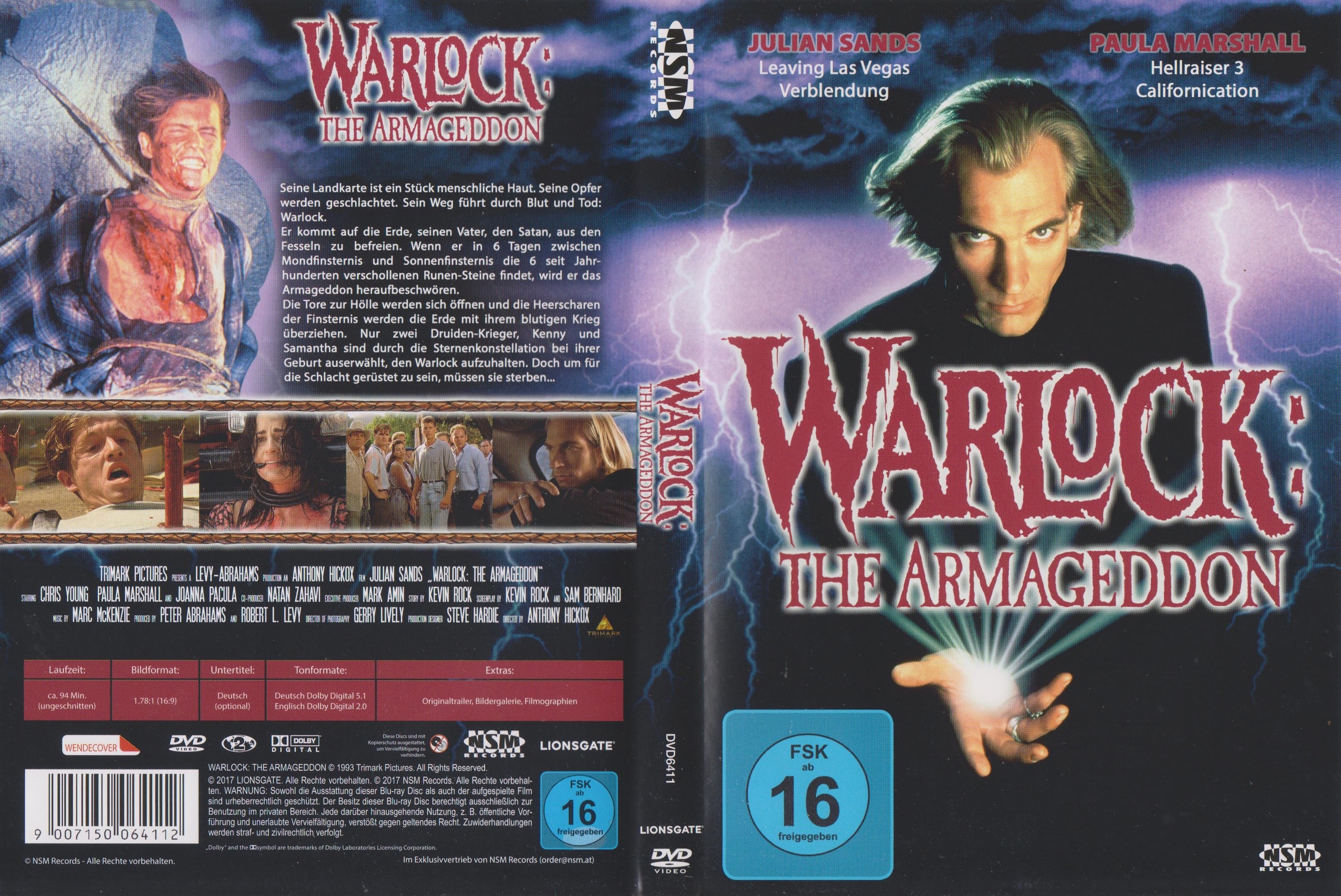 OFDb - Warlock - The Armageddon (1993) - DVD: NSM Records [Unrated]