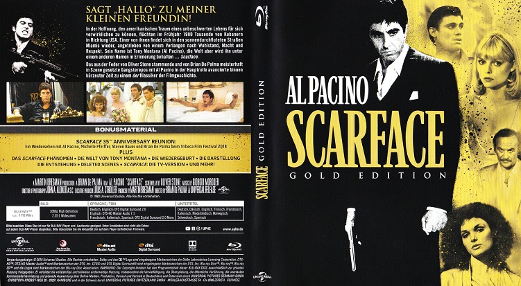 OFDb - Scarface (1983) - Blu-ray Disc: Universal (Gold-Edition)