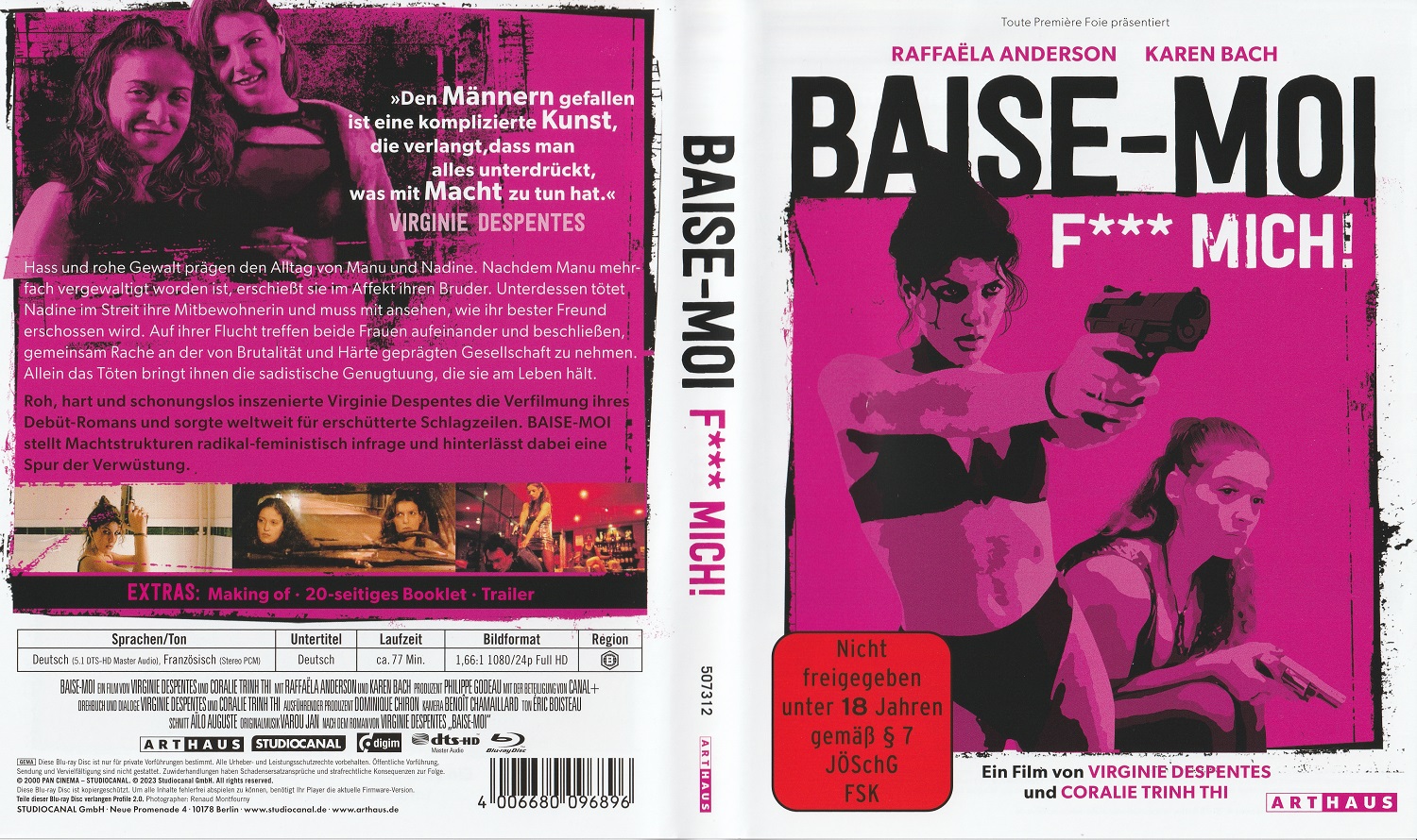 OFDb - Baise-moi (Fick mich!) (2000) - Blu-ray Disc: Arthaus / Studiocanal