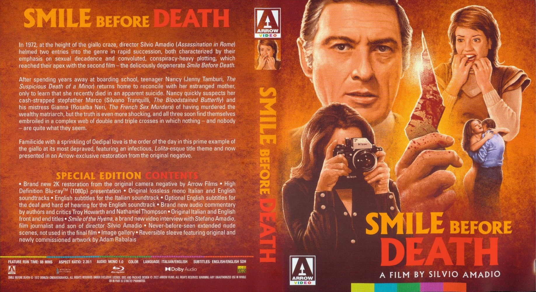 OFDb - Smile Before Death (1972) - Blu-ray Disc: Arrow Video (Giallo ...