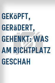 Geköpft, gerädert, gehenkt: Was am Richtplatz geschah